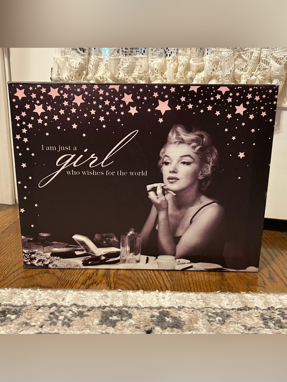 Canvas Marilyn Monroe Stars Wall Hanging